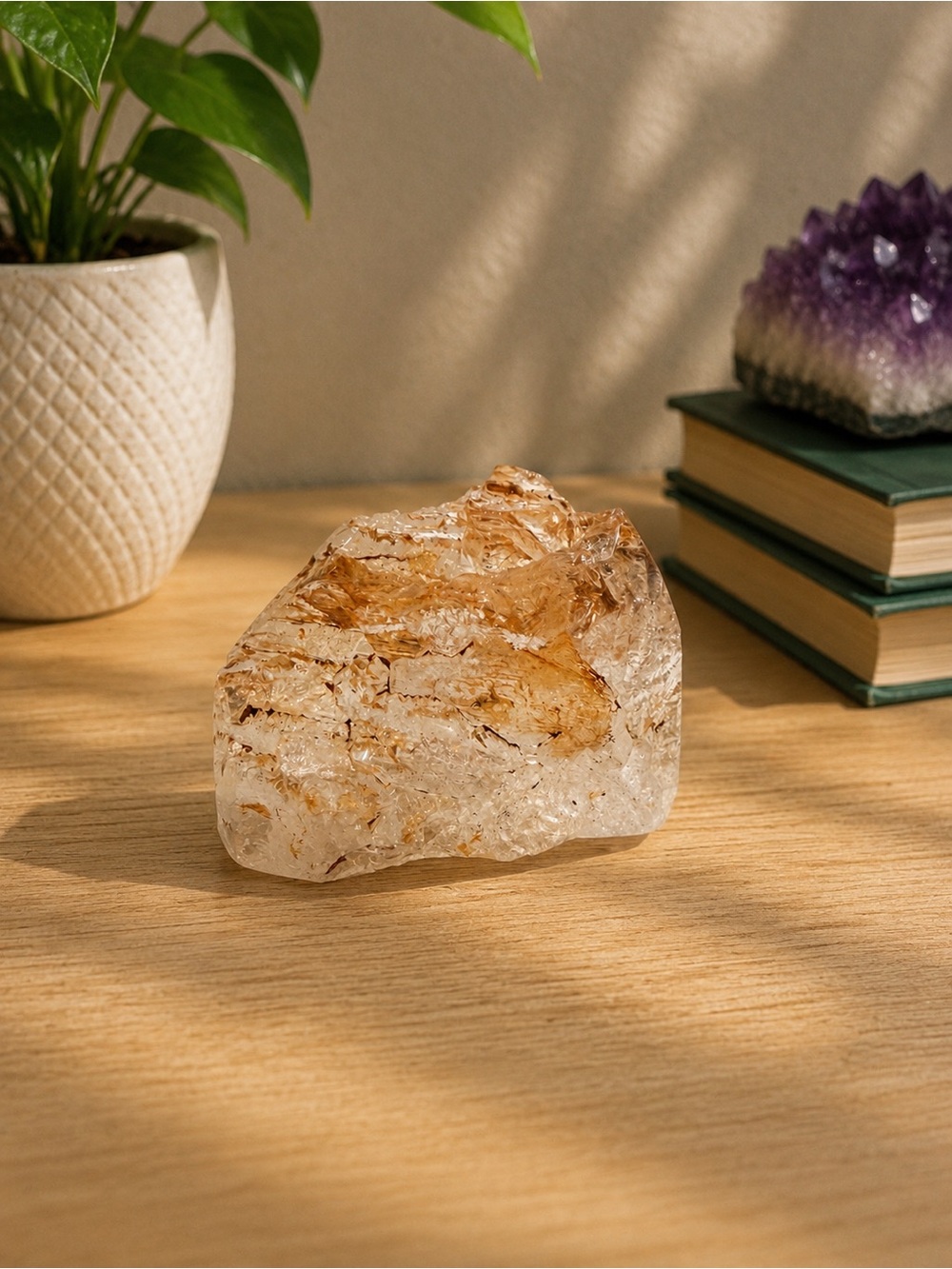 Elestial (Skeletal) Quartz Cluster - Picture 2 of 4